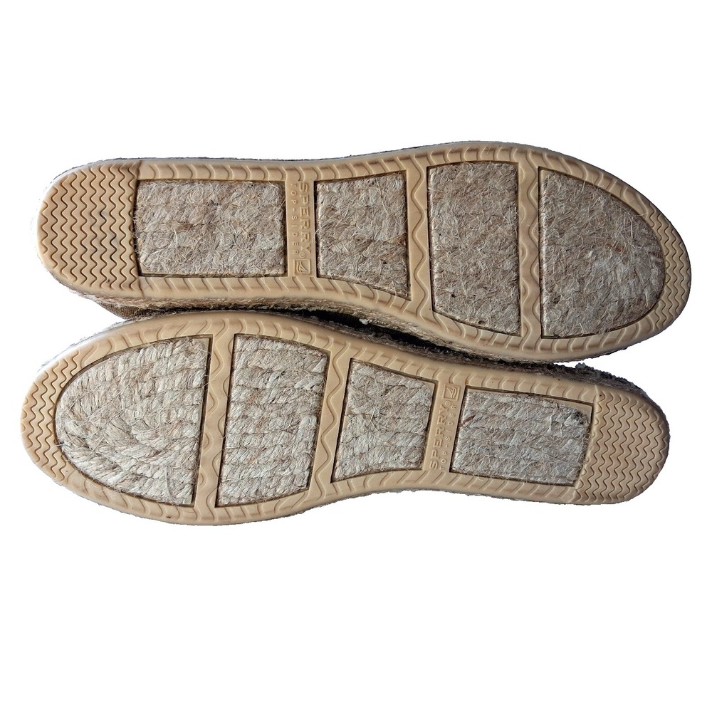 SPERRY Topsider Slip-On Shoes Womens 8.5 Gold Highlighted Leopard Casual Flats - Picture 11 of 13